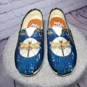 YES WE VIBE Dream Dragonfly Slip-on Shoes …